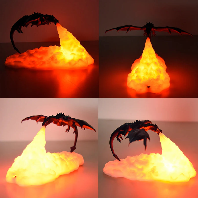 Luminária Dragon 3D